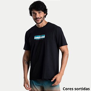 CAMISETA MARESIA MANGA CURTA COMFORT ALGODÃO SILKADA MASCULINA ADULTO (CORES SORTIDAS) 292839-P