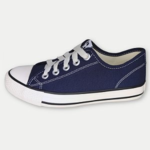 TÊNIS STREET STAR CASUAL AZUL MARINHO LONA COM CADARÇO UNISEX