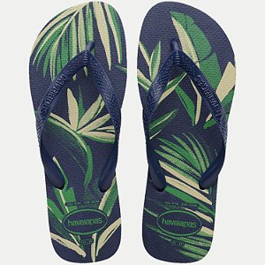 CHINELO HAVAIANAS ALOHA DE DEDO AZUL MARINHO MASCULINO ADULTO