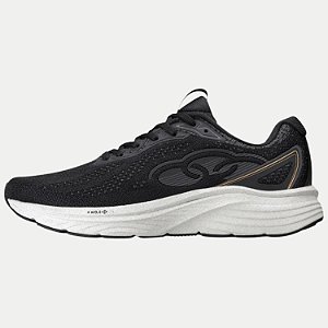 TÊNIS OLYMPIKUS CHALLENGER 5 RUNNING SOLADO DE BORRACHA PRETO UNISEX