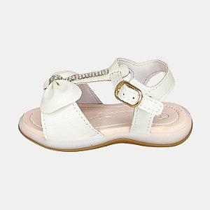 SANDALIA KIDY BABY EQUILIBRIO OFFWHITE FEMININA INFANTIL