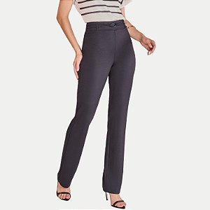 CALÇA MIRA VEST DE MALHA ALFAIATARIA PRETA FEMININA ADULTO