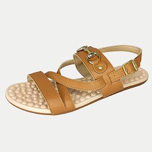 SANDALIA MODARE RASTEIRA CARAMELO FEMININA ADULTO