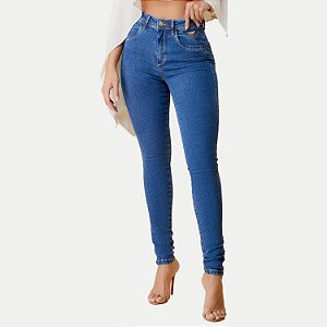 CALÇA OGNUS JEANS MÉDIO ELASTANO  SKINNY FEMININA ADULTO