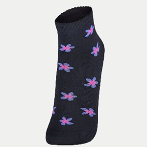 MEIA LUPO SOQUETE CANO MÉDIO AZUL MARINHO FEMININO ADULTO