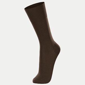 MEIA LUPO CLASSICA POLIAMIDA CAFÉ MASCULINA ADULTO
