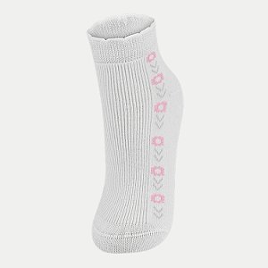 MEIA LUPO KIDS  SOQUETE BRANCO FEMININO INFANTIL