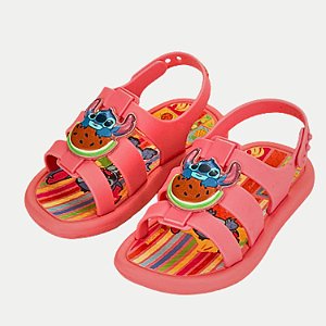SANDALIA GRENDENE IPANEMA DISNEY STITCH ROSA FEMININO INFANTIL