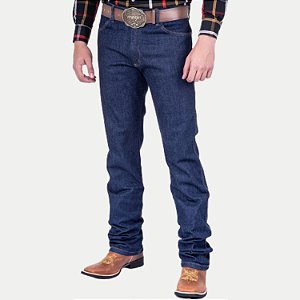 CALÇA WRANGLER JEANS ESCURO COM ELASTANO COUNTRY MASCULINO ADULTO