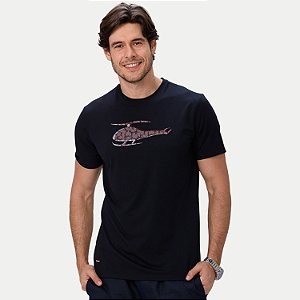 CAMISETA SALLO MANGA CURTA SLIM MISTA SILKADA PRETO MASCULINO ADULTO