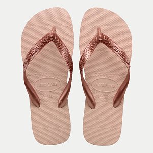 CHINELO HAVAIANAS TOP TIRAS ROSA LISA FEMININO ADULTO