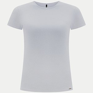BLUSA LUNENDER MANGA CURTA TSHIRT ALGODÃO BRANCO FEMININO ADULTO