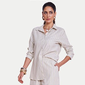 CAMISETE ILICITO MANGA LONGA SLIM LINHO VERDE FEMININO ADULTO