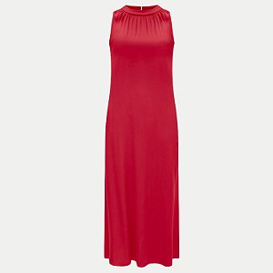 VESTIDO LUNENDER REGATA DE VISCOSE VERMELHO FEMININO ADULTO