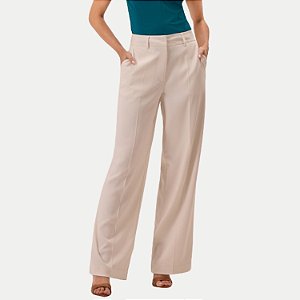 CALÇA LUNENDER POLIESTER ALFAIATARIA OFFWHITE FEMININA ADULTO