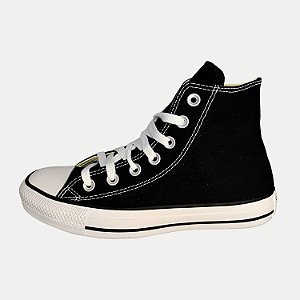 BOTA CONVERSE CASUAL PRETO DE LONA UNISEX ADULTO