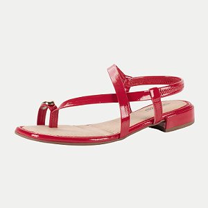SANDALIA MISSISSIPI SALTO BAIXO ACTIVE VERMELHA FEMININA ADULTO
