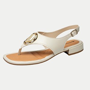 SANDALIA MISSISSIPI SALTO BAIXO ACTIVE OFFWHITE FEMININA ADULTO