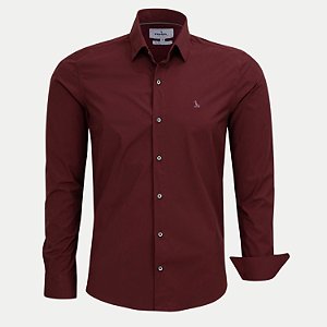 CAMISA AMIL MANGA LONGA SLIM POLIAMIDA E ELASTANO MASCULINA ADULTO