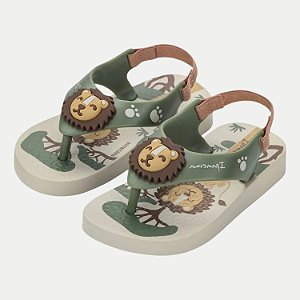 CHINELO GRENDENE DE DEDO IPANEMA SPORTY BABY BEGE MASCULINO INFANTIL