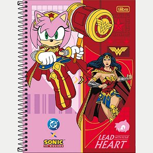 CADERNO TILIBRA UNIVERSITÁRIO 01 MATÉRIA CAPA DURA SONIC HEDGE MASCULINO (CORES SORTIDAS)30226-P