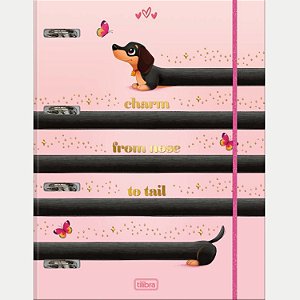 CADERNO TILIBRA UNIVERSITÁRIO ARGOLADO CAPA DURA BROWNIE THE FEMININO (CORES SORTIDAS) 30281-P