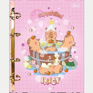CADERNO TILIBRA UNIVERSITÁRIO ARGOLADO CAPYCLUB COLEGIAL FEMININO (CORES SORTIDAS) 30397-P