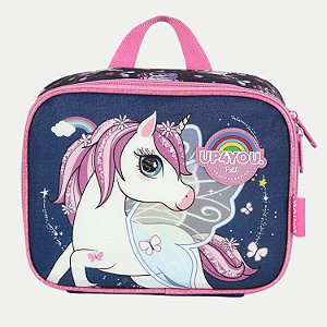 LANCHEIRA UP4YOU UNICORNIO MOCHILA AZUL MARINHO FEMININO 238254-P