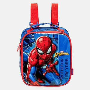 LANCHEIRA XERYUS SPIDERMAN MOCHILETE AZUL MASCULINO 29844-P