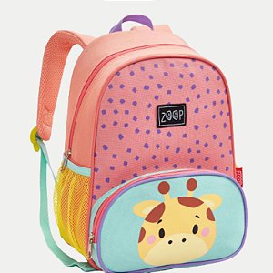 MOCHILA SEANITE ZOOP GIRAFA TRADICIONAL ROSA FEMININA  27041-P