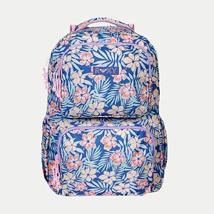 MOCHILA XERYUS ROXY FLORAL TRADICIONAL AZUL FEMININA 27235-P