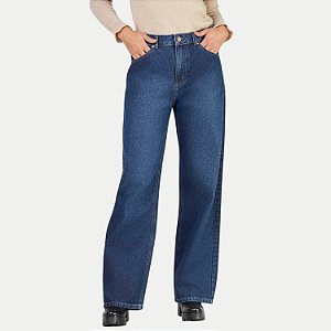 CALÇA LEE JEANS BRUTO WIDE LEG FEMININA ADULTO