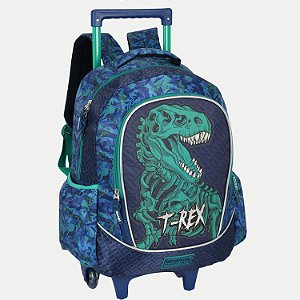 PASTA UP4YOU T-REX DE CARRINHO/RODINHA VERDE MASCULINA  29616-P