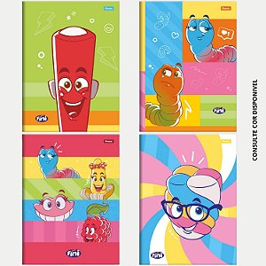 CADERNO FORONI BROCHURA CAPA DURA 1/4 DE RECADO FINI UNISEX (CORES SORTIDAS) 4195-P