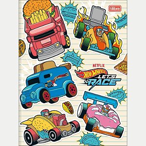 CADERNO TILIBRA BROCHURÃO CAPA DURA (G) HOT WHEELS MASCULINO (CORES SORTIDAS) 30219-P