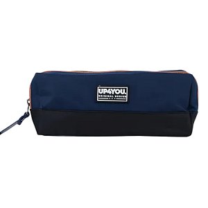 ESTOJO UP4YOU 1 ZIPER LISO PRETO UNISEX  4413-P