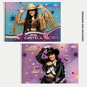 CADERNO TILIBRA CARTOGRAFIA CAPA DURA ANA CASTELA FEMININO (CORES SORTIDAS)  30200-P