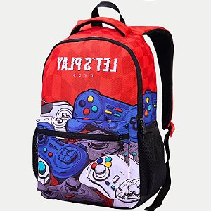 MOCHILA SEANITE LETS PLAY TRADICIONAL  VERMELHO MASCULINO  29963-P