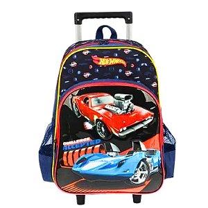 PASTA MAXLOG LUXCEL HOT WHEELS DE CARRO/RODINHA AZUL MARINHO MASCULINO   237344-P