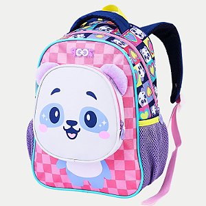 MOCHILA SEANITE ZOOP PANDA TRADICIONAL AZUL MARINHO FEMININO  29922-P
