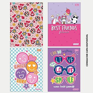 CADERNO TILIBRA BROCHURA C DURA 1/4 (P) RECADO SHOW FEMININO (CORE SORTIDAS)  30354-P