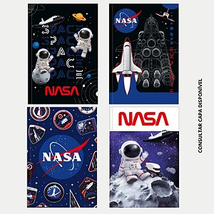 CADERNO TILIBRA BROCHURA CAPA DURA 1/4 (P) RECADO NASA UNISEX (CORES SORTIDAS) 30415-P