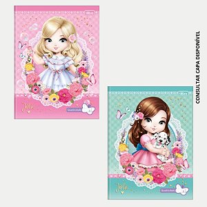 CADERNO TILIBRA QUADRIULADO 1CM BROCHURÃO CAPA DURA FEMININO (CORES SORTIDAS)  2481-P