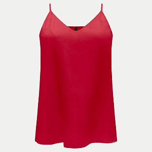 BLUSA LUNENDER REGATA VISCOSE VERMELHA FEMININA ADULTO