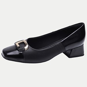 SAPATO PICCADILLY SALTO BAIXO ACTIVE PRETO FEMININO ADULTO