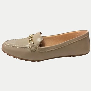 SAPATO SUA CIA MOCASSIM BEGE FEMININO ADULTO