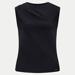 BLUSA LUNENDER REGATA MALHA PRETO FEMININO ADULTO
