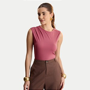 BLUSA LUNENDER REGATA MALHA ROSA FEMININO ADULTO