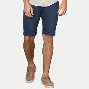 BERMUDA PITT JEANS MÉDIO COM ELASTANO COMFORT MASCULINO ADULTO