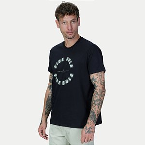 CAMISETA VIDE BULA MANGA CURTA SLIM ALGODÃO SILKADA PRETO MASCULINO ADULTO